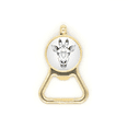 thumbnail image 1 of Tibetan antelope Animal Portrait Beer Bottle Cap Opener Stainless Steel Key Chain, 1 of 3