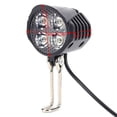 thumbnail image 4 of Luz De Bicicleta Eléctrica 48V E-bike Faro de fácil instalación Scooter eléctrico LED Faro con bocina, 4 of 8