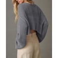 thumbnail image 3 of Sherrylily Summer Women Cropped Sweaters Kimonos Boho Lightweight Open Front Knit Cardigan, 3 of 7