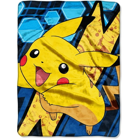 Pokemon "Shocking Pika" 46" x 60" Micro Raschel Throw