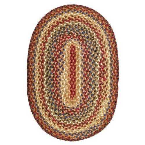 Homespice Decor Cotton Braided Biscotti Area Rug