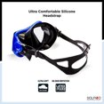 thumbnail image 5 of Dolfino Pro Theos Adult Dive Swim Mask - Blue, 5 of 5