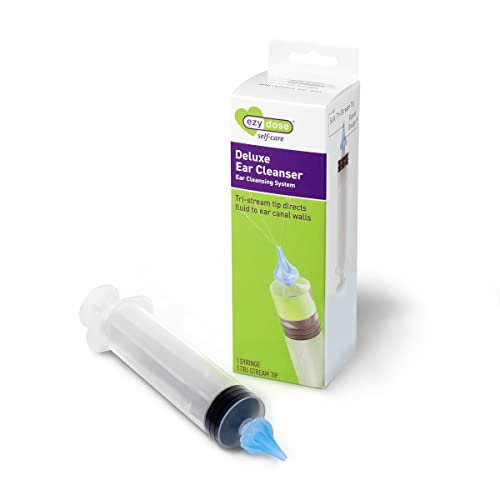 Ezy Dose Ear Wax Removal Syringe with TriStream Tip, Perfect for Kids and Adults, 20mL Capacity