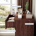 thumbnail image 7 of EastVita 4 Drawer Dresser for Bedroom Farmhouse Tall Chest of Drawers with Metal Handles Rustic Wooden Dresser for Living Room Hallway, 7 of 7