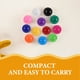 thumbnail image 2 of 120 canicas de repuesto para juego: pequeñas bolas de colores sólidos para damas chinas, juego de canicas, material didáctico de matemáticas, juguete de aprendizaje para niños de 15 mm., 2 of 8