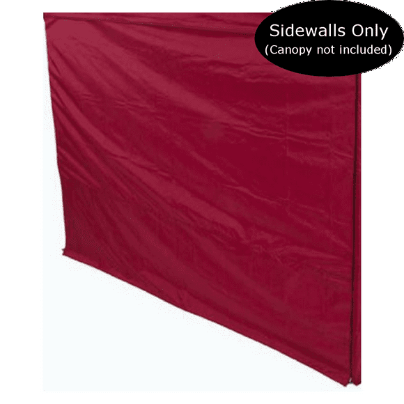 Impact Canopy 10-Foot Canopy Tent Wall, Sidewall Only, Burgundy