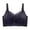 Black, variant on Women's Plus Size Minimizer Bra Thin Full Coverage, Wireless Side Smoothing Support Lingerie, Big Bust Visual Reduction Underwear, Adjustable Strap No Underwire