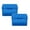 Blue, variant on 2 Pcs Index Card Holder Plastic Card Box Index Card Box Organizer Case Flash Note Card Holder Storage File Box Organizer Case Index Card Holder Box, 5.71x3.35x3.54 Inch, White