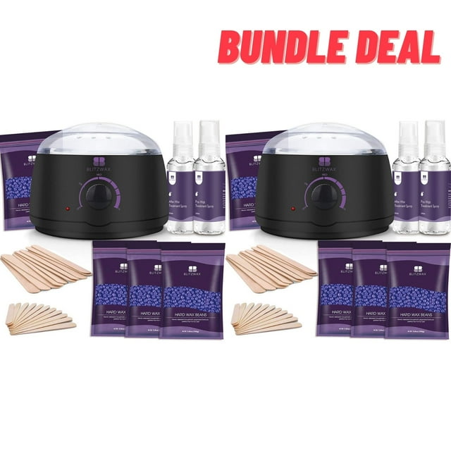 BLITZWAX All Purpose Hair Removal Hard Wax for Removing Body Hair