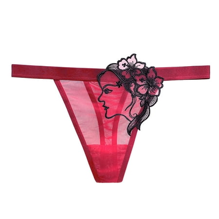 

IROINNID T-String Underwear For Women High-Cut Sexy Lace Lingerie Panties Hollow Ladies Underpants Graphic Graphic Prints Invisible Panties
