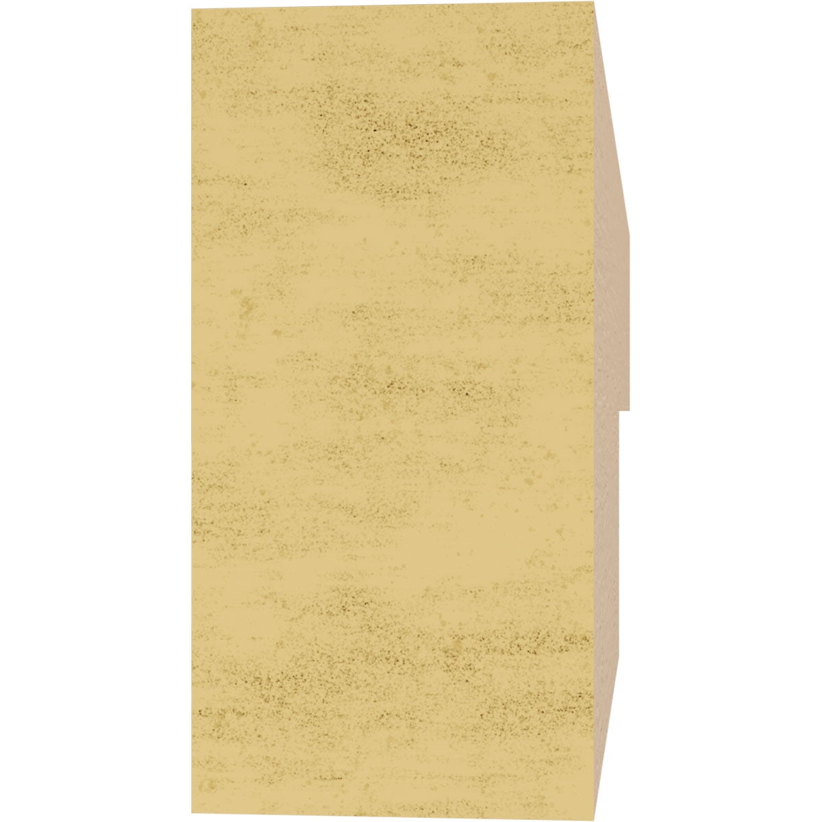 2"W x 12"D x 4"H Thin Chapel Hill Rough Cedar Woodgrain TimberThane Corbel, Primed Tan
