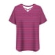 thumbnail image 5 of Tops de Manga Corta de Tamaño Más de las Mujeres, Blusas de Cuello en V Impresas de Verano de Moda para Uso Casual, Diario Y de Fiesta, 5 of 7