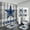 593SD-7274p, variant on 4PCS Sports Shower Curtain Set American Football Grey Helmet Texas Star Modern Touchdown Man Cave Bathroom Rug Decor Bath Mats