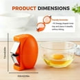 thumbnail image 2 of 2026 NEW Egg Shell Opener, Egg Separator Handheld Tool, Stainless Steel Eggshell Breaker, Egg Shell Cutter Kitchen Gadgets(1 PCS, Orange), 2 of 6