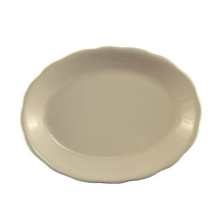 

Seville Oval Platter 7-1/2 W X 5-3/4 L X 7/8 H Stoneware American White
