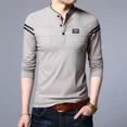 thumbnail image 3 of Polos de hombre de alta calidad, jersey liso unicolor, manga larga, ropa nueva y barata, venta elegante, talla XXL, sudaderas Y2k para hombre, 3 of 5