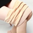 thumbnail image 4 of Winter Warm Lined Tights for Women Thermal Pantyhose Leggings Opaque Thick Stockings Tights Beige One Size, 4 of 4