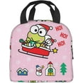 thumbnail image 3 of Keroppi Lunch Bag Insulated Lunch Box With Compartments Waterproof Reusable Tote Bag For Work Hiking Travel One Size, 3 of 8