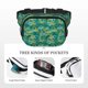 thumbnail image 5 of Fotbe Jungle Leopard Cangurera Cuadrada con Estampado de Doble Capa, Bolsa de Cintura Ajustable Mini para Hombres y Mujeres, 5 of 9