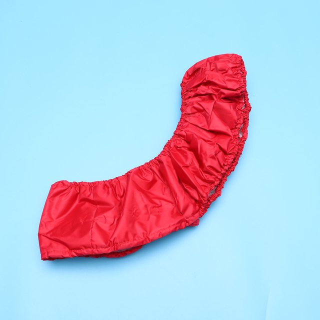 OULII 1 Pc Trampoline Sponge Cover Red Round Protector Design for Children's Entertainment