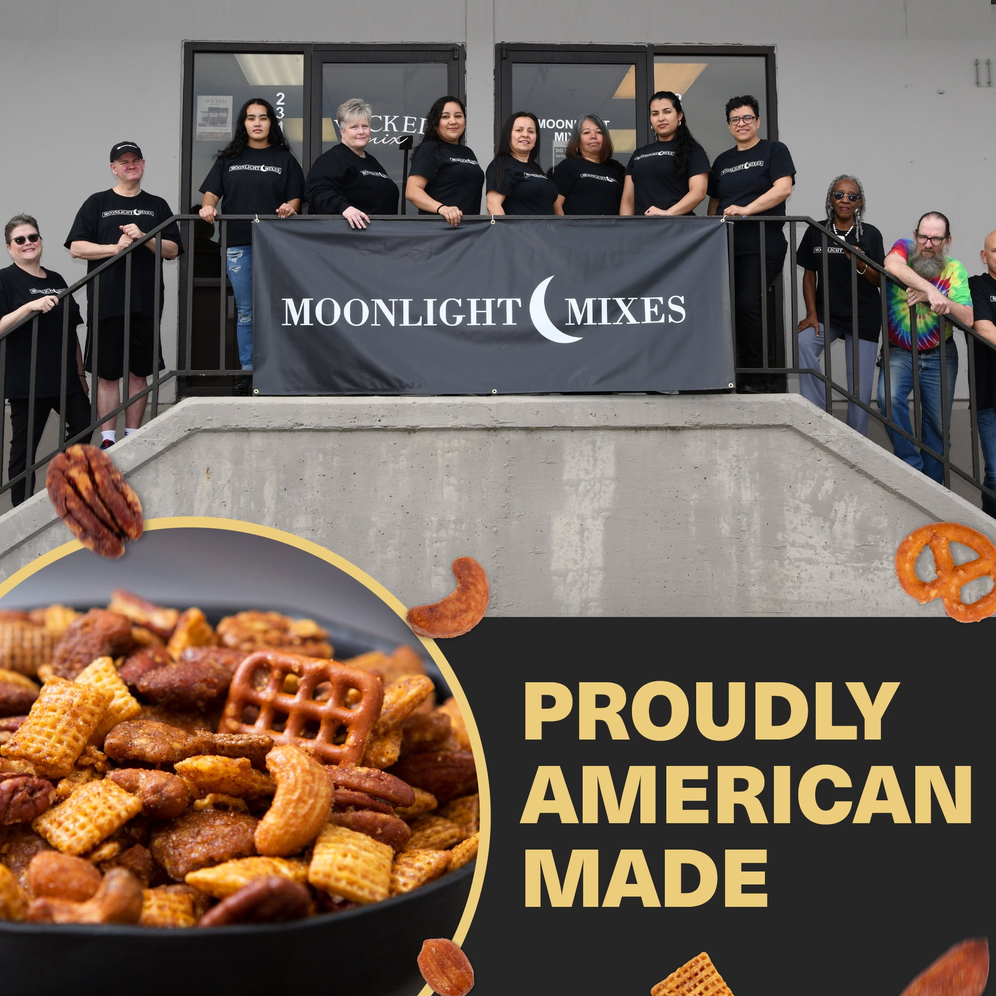 Wicked Mix Smoky Chipotle Snack Mix with Mixed Nuts, Sweet & Smoky, 7oz (Pack of 3)