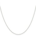 thumbnail image 3 of Diamond2Deal 925 Sterling Silver .95mm Forzantine Cable Chain Necklace for Women 16", 3 of 5