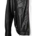 thumbnail image 5 of Antony Morato Pocket Slim Fit Leather Jacket, Black, 5 of 9