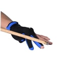 thumbnail image 3 of CTIRCHIU 1Pcs Réduit la Friction Gants de Douleur Gant de Billard à Trois Doigts Bleu pour Séances d'Entraînement, 3 of 8