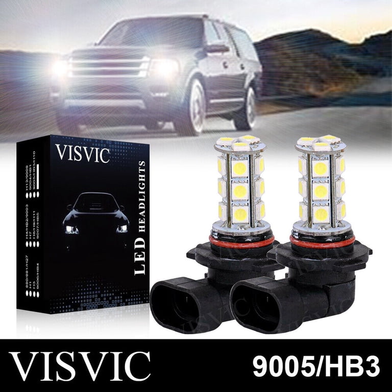 LED Fog Light Kit 9005 HB3 6000K White Hi/Low Bulbs for DODGE Charger 2016-2019  - Walmart.com