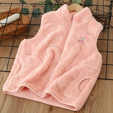 

Qazqa Toddler Girls Winter Cartoon Rabbit Zippered Coat Jacket Thicken Warm Outwear