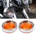 thumbnail image 3 of koolsoo 2 Pieces Motorcycle Turn Light Lens Covers Bezel for 1986 - The Latter Orange, 3 of 7