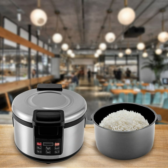 Commercial 19 L/20qt Stainless Steel Electric Rice Warmer Soup Porridge Warmer