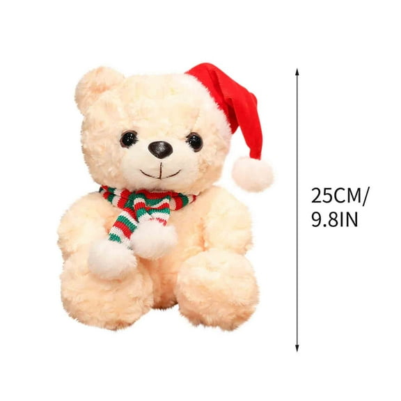 2025 Clearance! Lyinloo Toys for Clearance Under $2.00 Christmas ToyChristmas Bear 10 InchesChristmas Hat Soft Plushchildrens Christmas Gift
