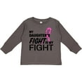 thumbnail image 3 of Inktastic My Daughters Fight is my Fight- breast cancer awareness Boys or Girls Long Sleeve Toddler T-Shirt, 3 of 5
