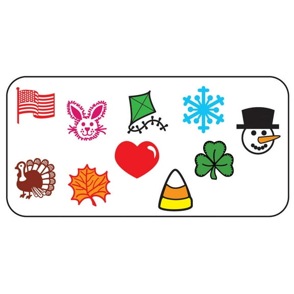 SHAPES ETC. Incentive Stamp Set - Seasonal