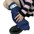 thumbnail image 2 of Liacowi Women Denim Leg Warmers Gothic Long Socks Leggings Knee Goth  Boots Long Socks, 2 of 5