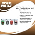 thumbnail image 7 of Star Wars Holiday Boba Fett 2.5-Ounce Mini Shot Glasses | Set of 4, 7 of 7