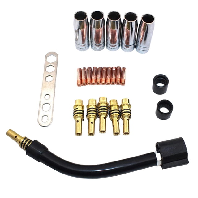 Repuestos de Antorcha de Soldadura MIG shamjiam 24 piezas 15AK