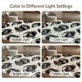 thumbnail image 7 of ODIKA 6'x9' Washable Area Rug Easy Care, Non-Shedding, Composition Irregular Dots Short Strokes Monochrome Classroom for Queen Size Bedroom Under Bed Master Suite, 7 of 7