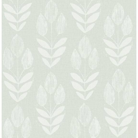 Chesapeake Garland Aqua Block Tulip Wallpaper