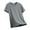 Gray, variant on UVEASISHA Mesh Tshirt for Men Summer Breathable Running Training T-Shirt Big and Tall Short Sleeve Crew Neck Basic Tees Black XXXXL