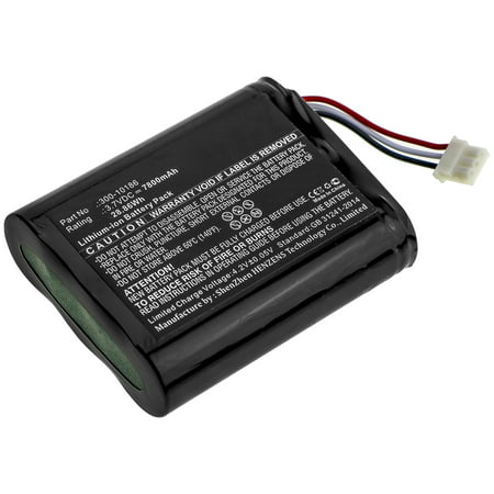 Synergy Digital Alarm System Battery, Compatible with ADT Command Smart Security Panel Alarm System, (Li-ion, 3.7V, 7800mAh) Ultra High Capacity, Replacement for Honeywell 300-10186 Battery