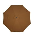 thumbnail image 6 of Ulax furniture 9 Ft Outdoor Umbrella Patio Market Umbrella Aluminum with Push Button Tilt&Crank, Sunbrella Fabric, Umbrella Cover Included, Canvas Teak, 6 of 6