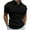 1 Black, variant on bnaln Mens Polos Shirts Short Sleeve with Pockets Regular Fit Golf Shirts Waffle Henley T-Shirt Summer Casual Tee Tops Blouse
