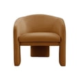 thumbnail image 2 of TOV Furniture Marla Cognac Velvet Accent Chair, 2 of 6