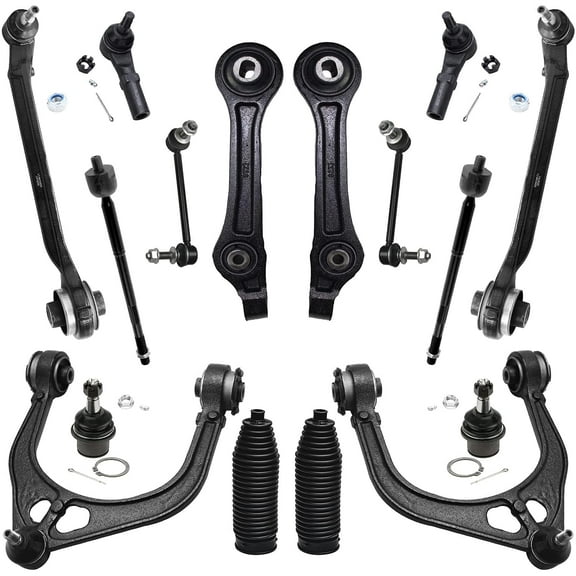 Detroit Axle 16pc Front Suspension Kit for Chrysler 300, Dodge Challenger, Charger 2011-2014