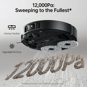 Dreame X40 Ultra Robot Vacuum, Removable & Liftable Mop, 12000Pa Suction, 158°F Mop Self Cleaning