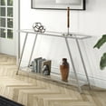 thumbnail image 7 of Evelyn&Zoe Yair 52" Wide Rectangular Console Table, Silver, 7 of 7
