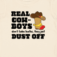 thumbnail image 4 of Inktastic Boys Real Cowboys Don't Take Baths They Dust off Boys Baby T-Shirt, 4 of 5