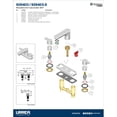 thumbnail image 3 of Mezcladora Para Lavabo De 4 Acero Inox Urrea Neo 9294EO-9, 3 of 3